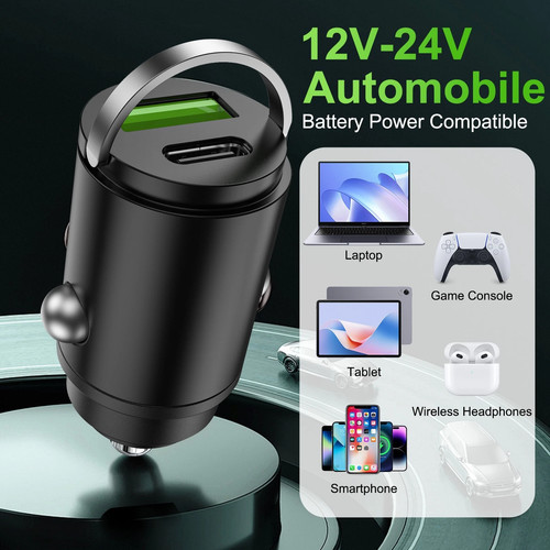 Caricabatteria rapido auto - , usb